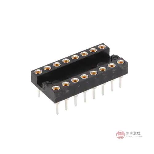 原装正品2-1571550-4全新CONN IC DIP SOCKET 16POS GOLD
