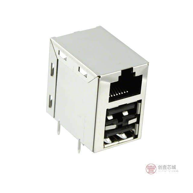 原装6116151-1全新CONN MOD JACK 8P8C R/A SHIELDED正品