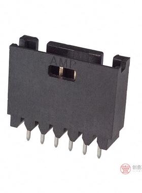 原装102202-3全新CONN HEADER VERT 6POS 2.54MM正品