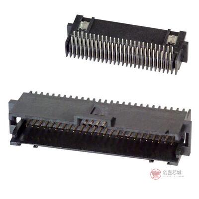 原装正品104069-2全新CONN HEADER R/A 50POS 1.27MM