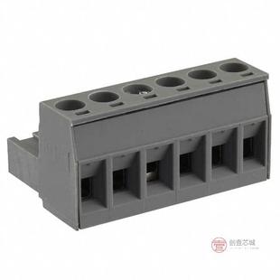 PLUG 6POS STR 原装 5.08MM正品 5435763全新TERM