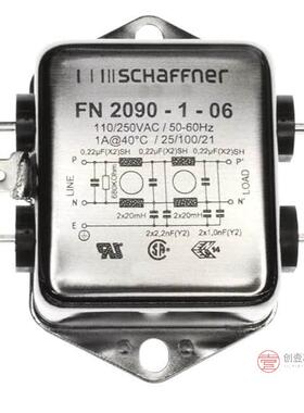 原装FN2090-1-06全新LINE FILTER 110/250VAC 1A CHAS正品