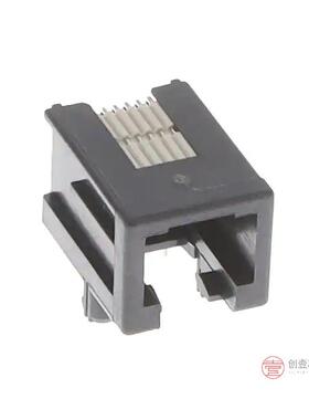 原装1-215876-3全新CONN MOD JACK 6P6C R/A UNSHLD正品