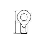 原装正品19193-0261全新端子 VERSAKRIMP RING TNG 4 AWG
