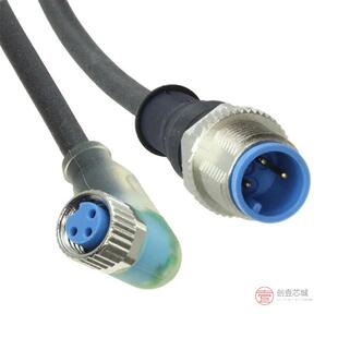 原装3-2273124-4全新CBL 3POS FMALE TO MALE 4.92'正品