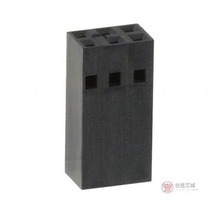 HOUSING 6POS .100 原装 ROW正品 2全新CONN DUAL 104482
