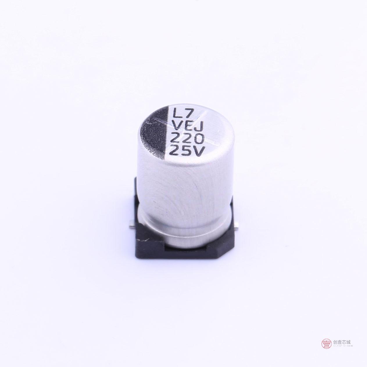 原装VEJ221M1ETR-0810全新220uF 20% 25V正品