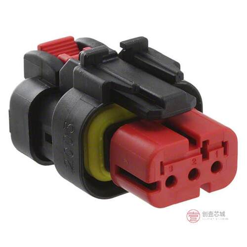原装正品776429-1全新CONN PLUG ASSY 3POS 14-18AWG RED