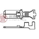 344067 正品 1全新.250 PLATED SPEC.F.TAB. 原装