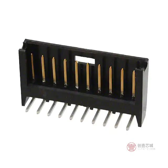 原装280381-2全新CONN HEADER R/A 10POS 2.54MM正品