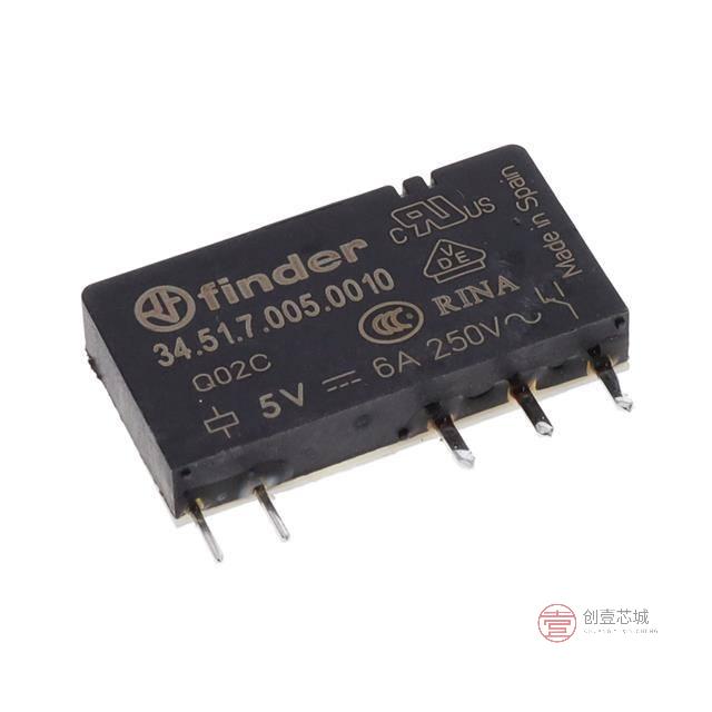 原装34.51.7.005.0010全新SLIM RELAY SPDT 6A 5V DC正品
