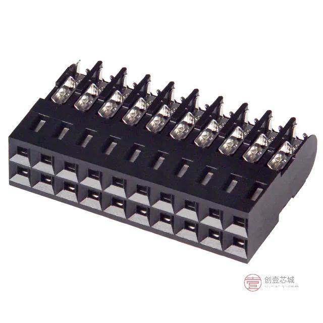 原装102398-8全新CONN RCPT 20P IDC 22-26AWG GOLD正品