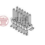 原装正品15-91-3100全新集管和线壳 10CKT DR VERT HDR