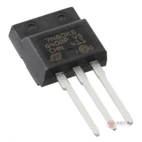 原装STFI7N80K5全新MOSFET N-CH 800V 6A I2PAKFP正品