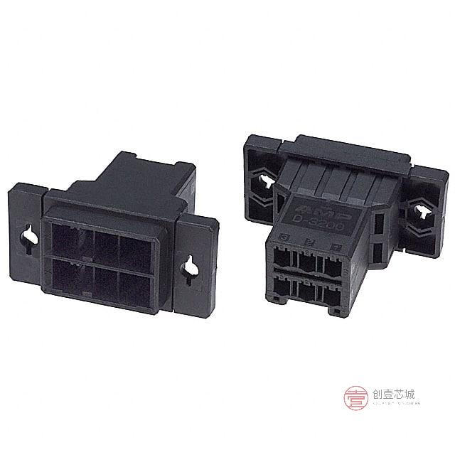 原装1-179555-3全新CONN HOUSING TAB 6POS KEY-XX