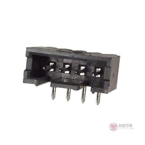 原装正品5-102523-1全新CONN HEADER R/A 4POS 2.54MM