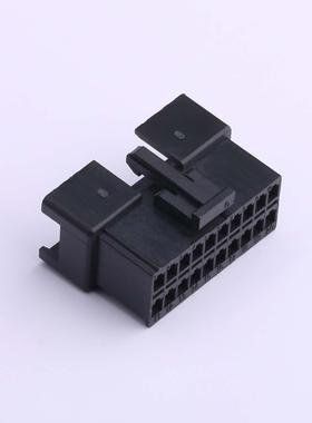 原装HX25023-2x10R全新2.5mm 2x10P 母胶壳 黑色正品