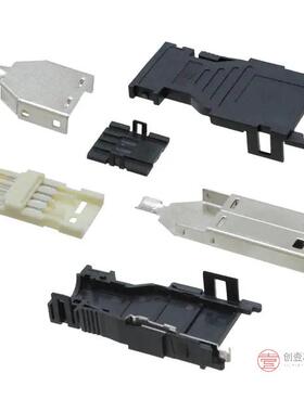 原装正品2040305-1全新CONN PLUG USB2.0 TYPEA 4POS SLD