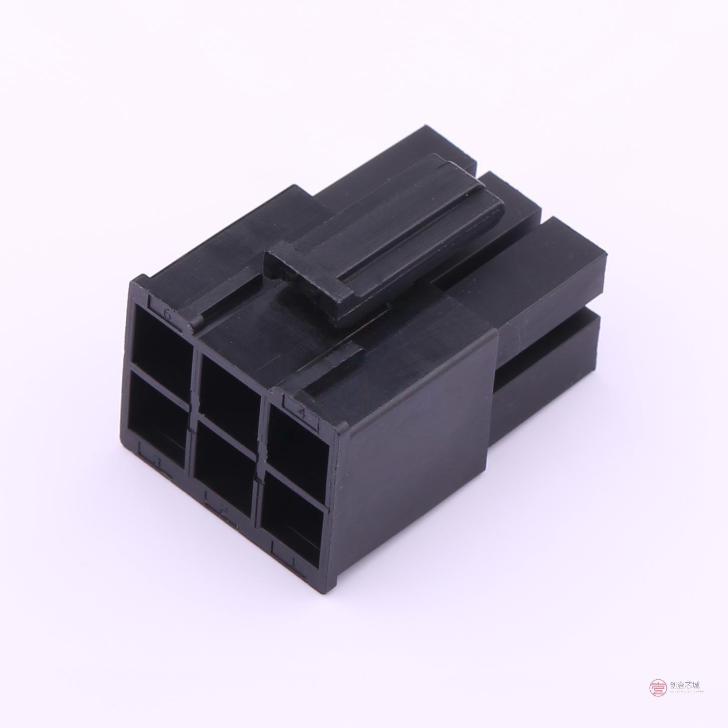 原装X5700H-2x03-N0全新5.7mm 2x3P PA66 黑色正品