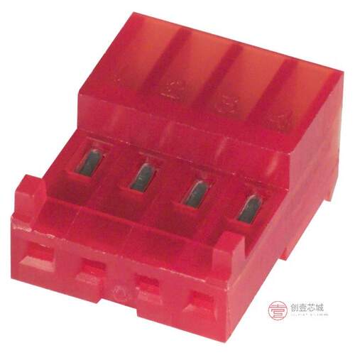 原装正品3-643813-4全新CONN RCPT 4POS IDC 22AWG TIN