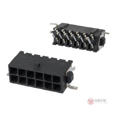 原装正品4-794627-2全新CONN HEADER SMD R/A 12POS 3MM