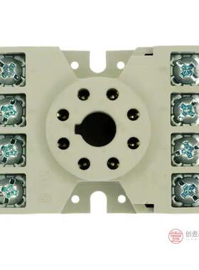 原装27E122全新RELAY SOCKET 8 POS CHASSIS MOUNT正品