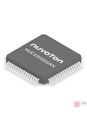 原装NUC220SD2AN全新IC MCU 32BIT 64KB FLASH 64LQFP正品