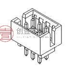 原装87831-0620全新集管和线壳 VERT SHRD HDR 6P