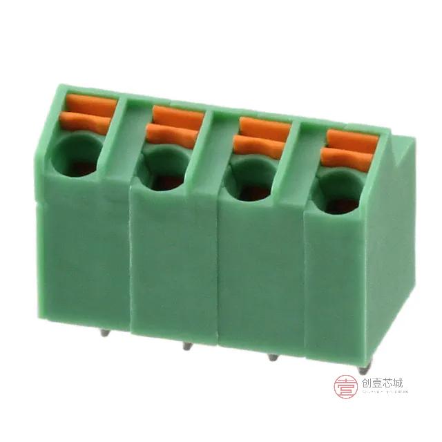 原装1752230全新TERM B 4POS 25DEG 5MM PCB正品