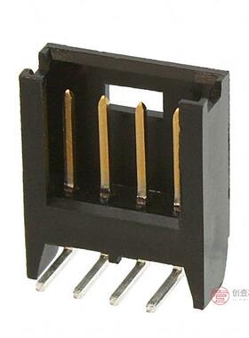 原装826468-4全新CONN HEADER R/A 4POS 2.54MM正品