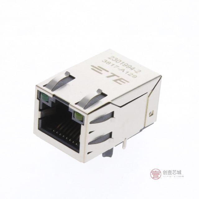 原装2301994-2全新CONN JACK 1PORT 100 BASE-T PCB正品