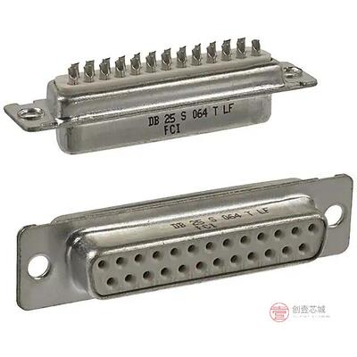 原装正品DB25S064TLF全新CONN D-SUB RCPT 25POS SLDR CUP