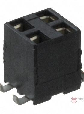 原装969973-2全新CONN RCPT 4POS 0.1 GOLD SMD正品