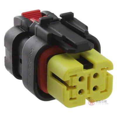 原装正品776487-3全新CONN PLUG ASSY 4POS 14-18AWG YEL