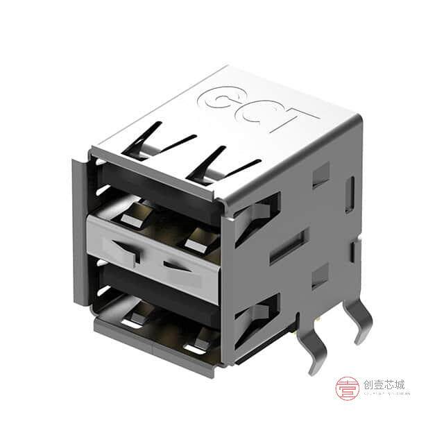 原装USB1035-GF-P-0-B-B全新USB A SKT, DUAL TOP