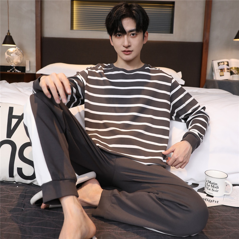 努比努米睡衣男纯棉全棉