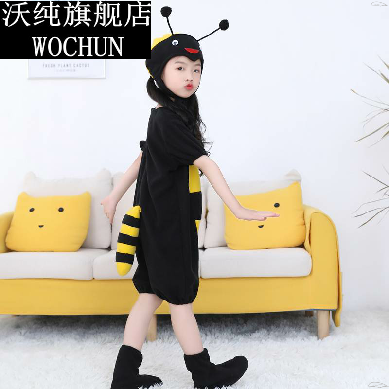 儿童小蚂蚁表演服幼儿动物卡通舞蹈话剧造型演出蚂蚁过河舞蹈服装