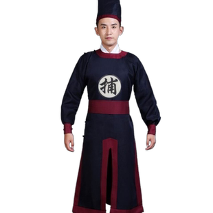 儿童古装男童古代侍卫衙役衙门捕头捕快差役官差衣服六一表演出服