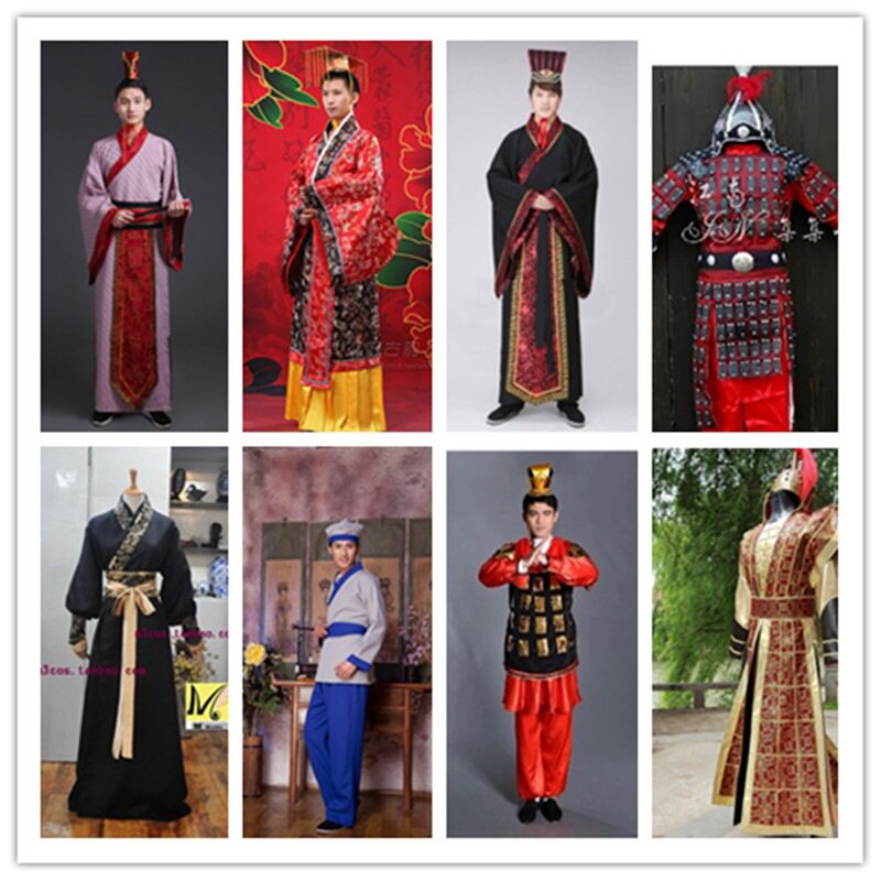 元旦古装负荆请罪课本剧服装廉颇蔺相如赵王大臣士兵演出服装