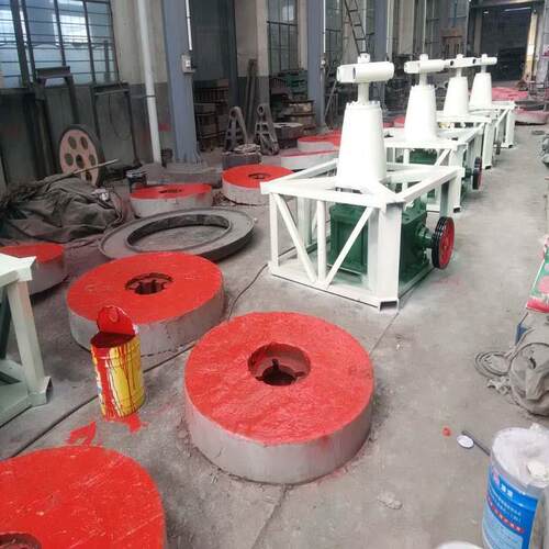 销售生产盘转式碾金机 供应新式双轮双辊轮转式碾金机