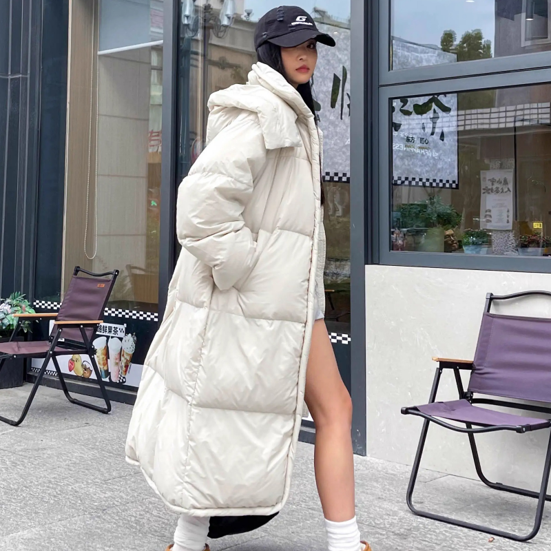 2025年新款冬季泡芙柔软棉服女中长款过膝大被子休闲宽松加厚外套,女装/女士精品,棉衣/棉服,淘宝优惠券,粉丝福利购,淘宝优惠卷