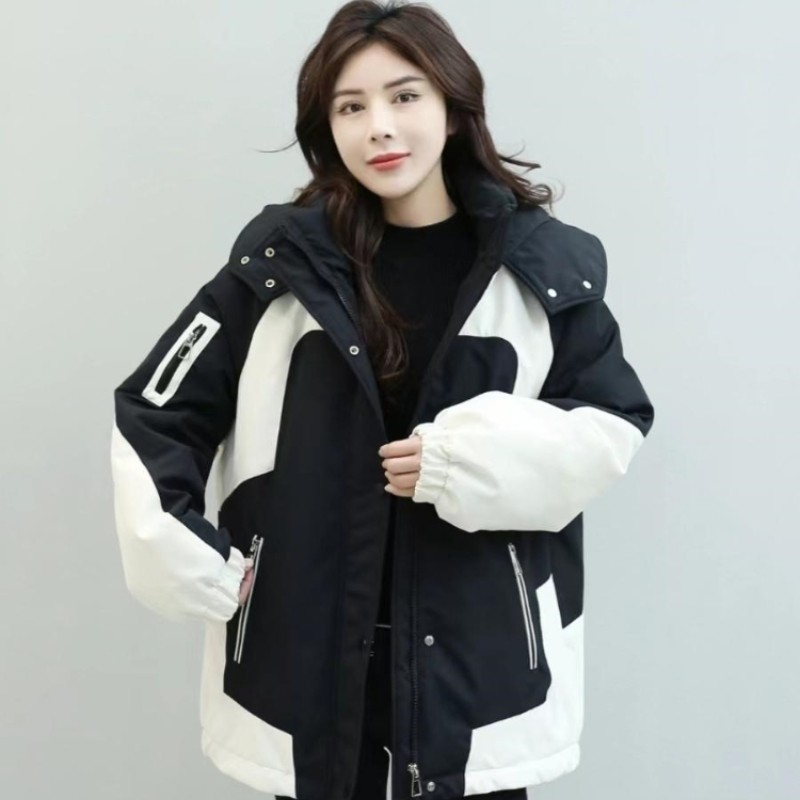 2025年新款女冬短款户外韩版宽松工装棉衣冲锋衣棉服加厚时尚外套,女装/女士精品,棉衣/棉服,淘宝优惠券,粉丝福利购,淘宝优惠卷