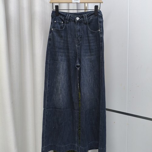 C3207  宽边直筒微阔牛仔裤BXT612068C