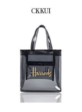 CK大容量托特包2025夏季新款单肩腋下包洋气百搭pvc透明果冻痛包