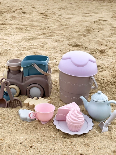 Детская пляжная игрушка, пляжный комплект, песок для игр в воде, лопата для игры с песком, песочные часы