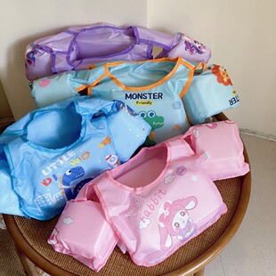 儿童游泳浮力衣背心救生衣婴儿宝宝便携安全游泳圈马甲水袖手臂圈