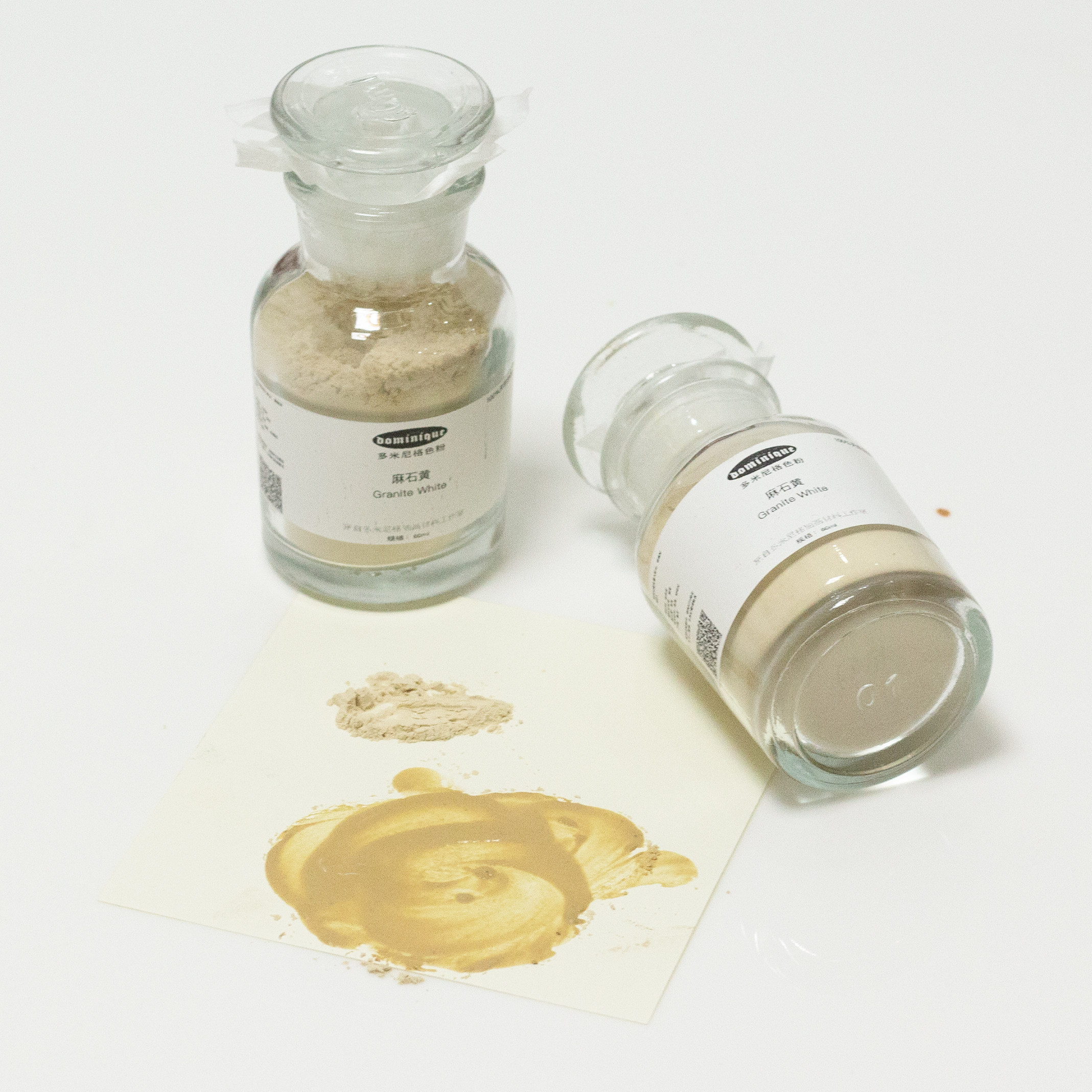 麻石黄 GraniteWhite天然矿物颜料黄色油画坦培拉水彩修复色粉