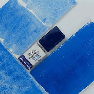 海洋蓝 PB28 不透明大沉淀色多米尼格艺术家系列水彩颜料全块