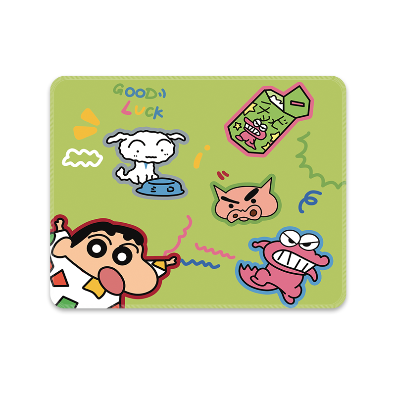 鼠标垫小号蜡笔小新笔记本电脑垫便携游戏桌垫加厚家用办公桌垫