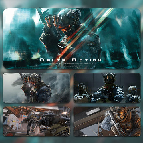 三角洲行动鼠标垫超大男生电竞游戏专用电脑桌面垫子键盘垫滑鼠垫